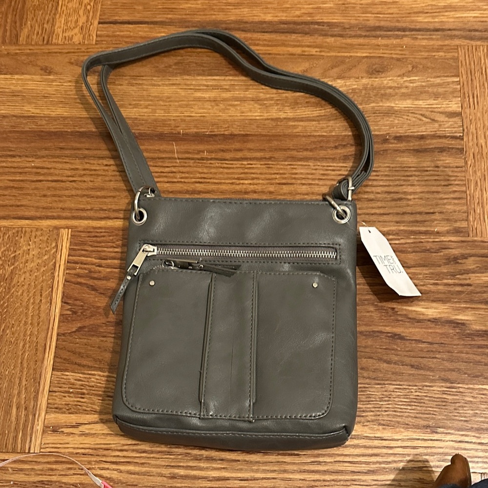 NEW Project Bag w/ Tear Time and Tru Gray Crossbody Bag